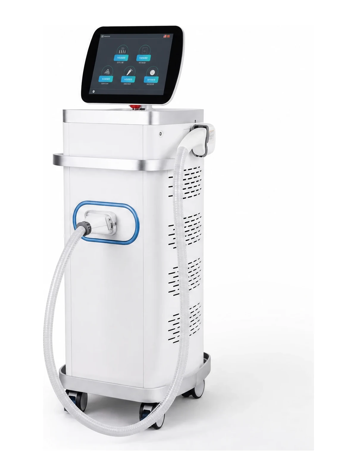 Broadband light platform with handpiece and protective eyewear at Savoy Clinic