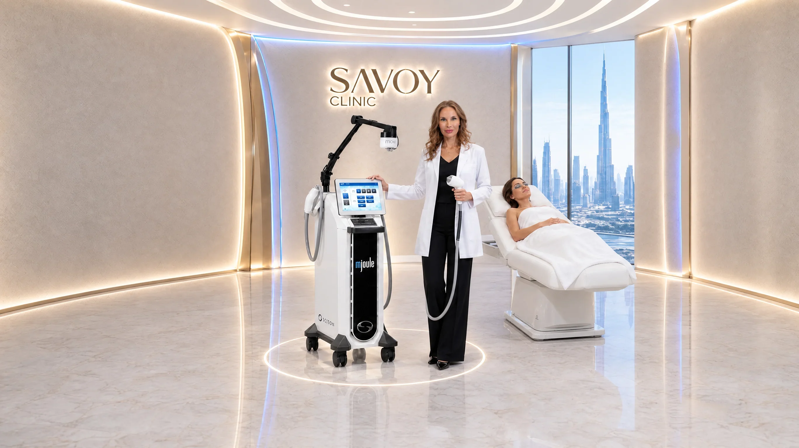 MOXI in the Savoy showroom