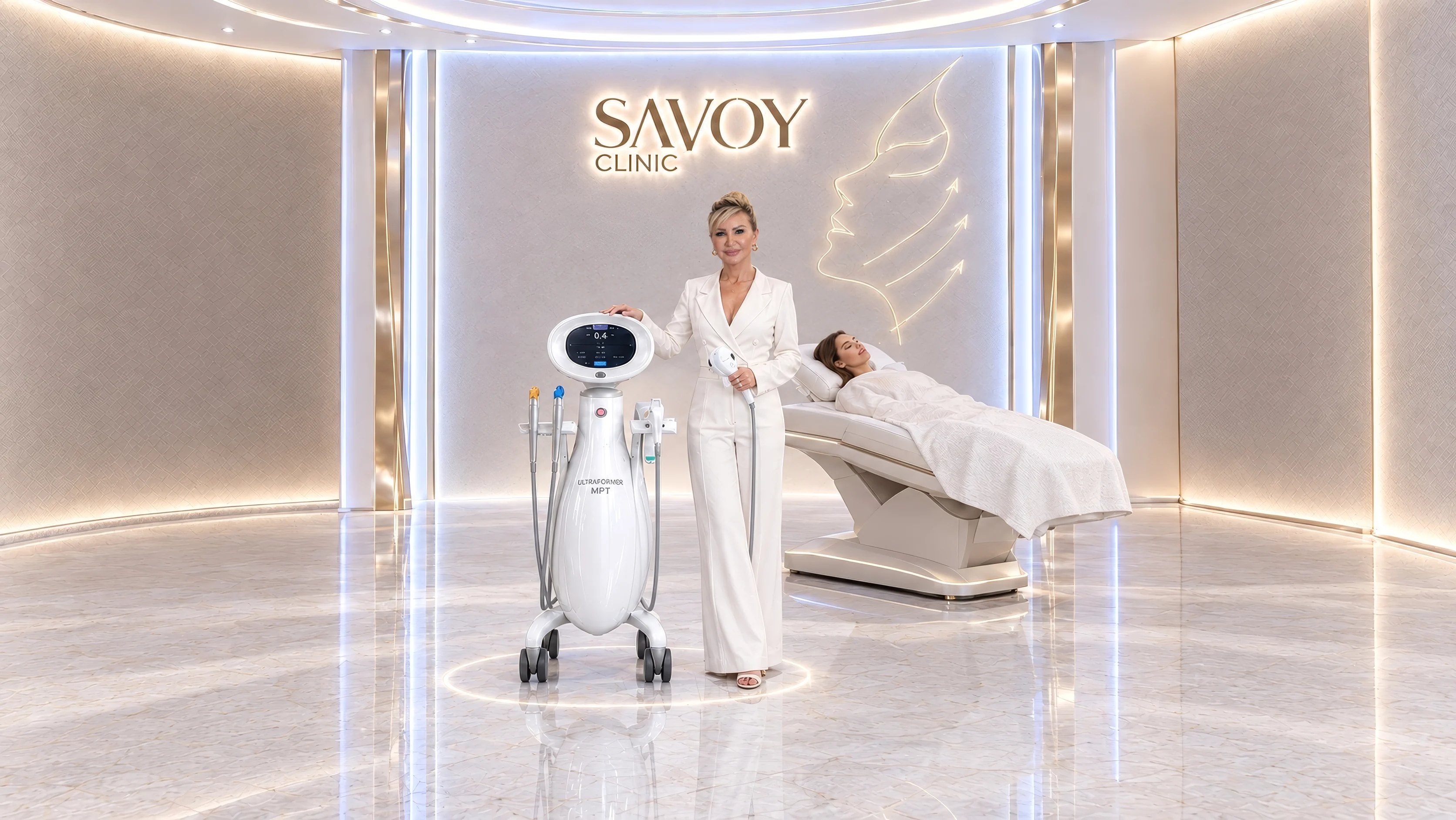 Ultraformer MPT in the Savoy showroom