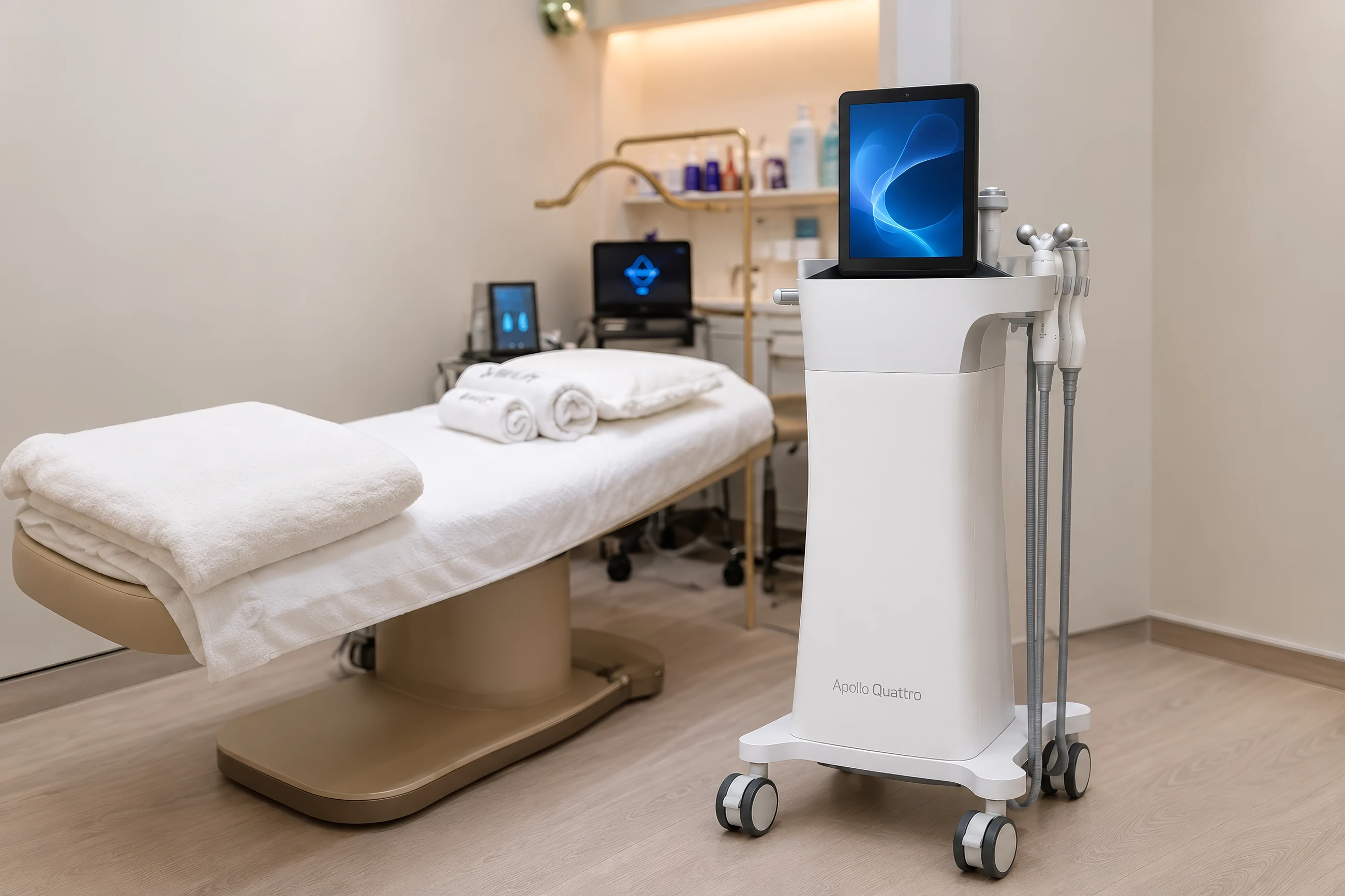 Apollo Quattro in its treatment room at Savoy Clinic