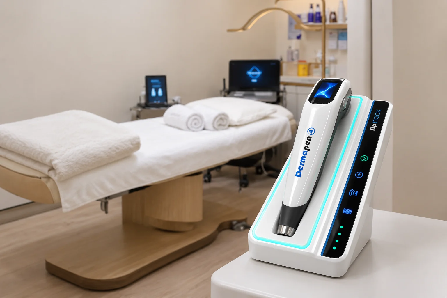 Dermapen 4 in its treatment room at Savoy Clinic