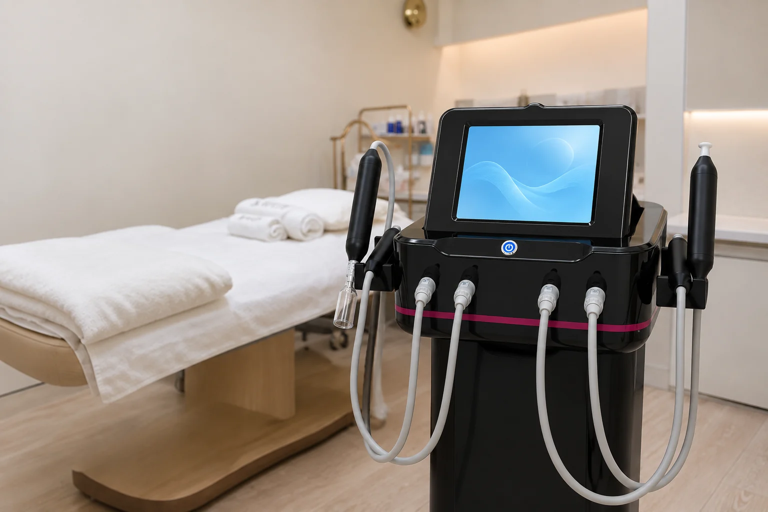 Hybrid Cold & Hot Plasma in its treatment room at Savoy Clinic