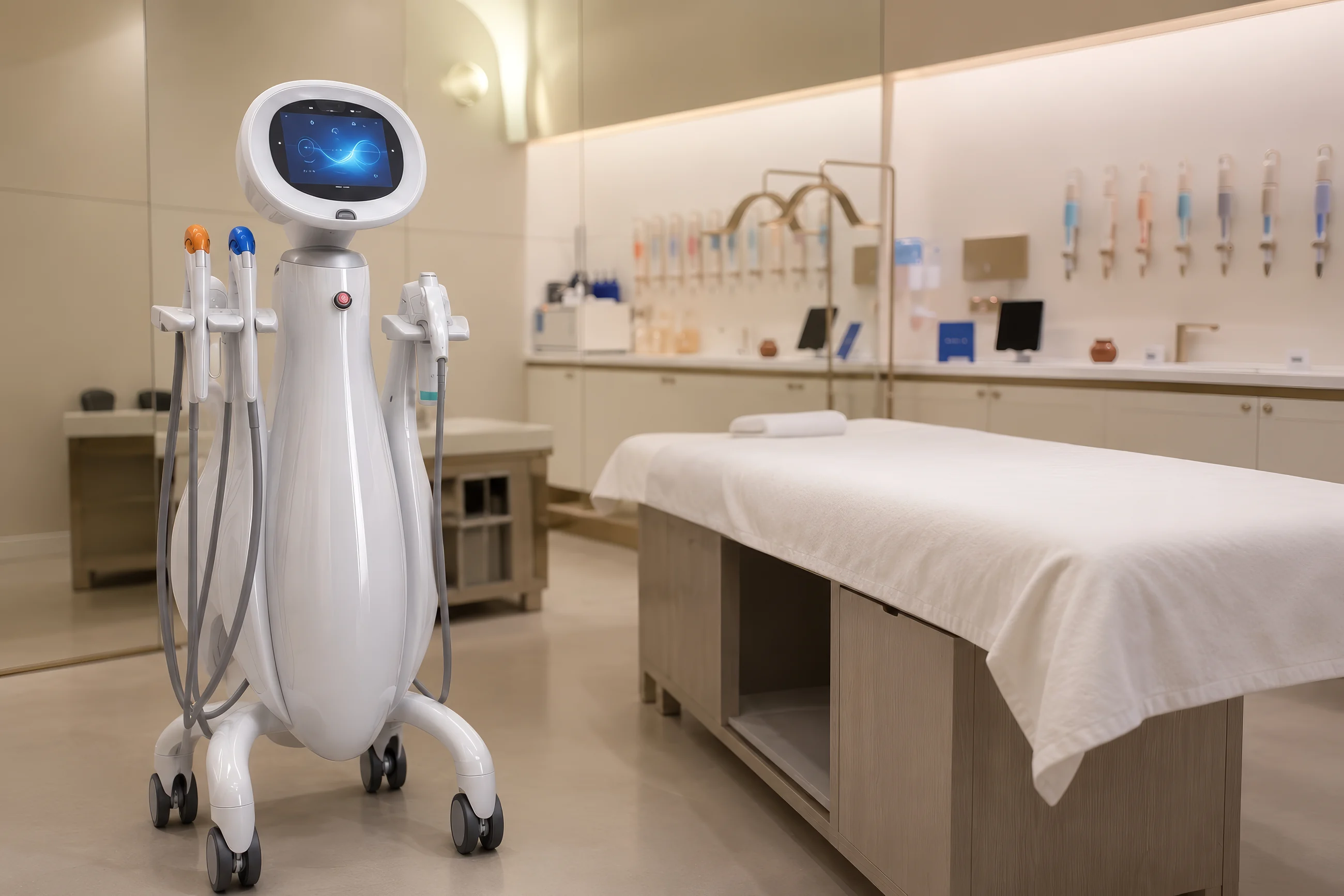 Ultraformer MPT in its treatment room at Savoy Clinic