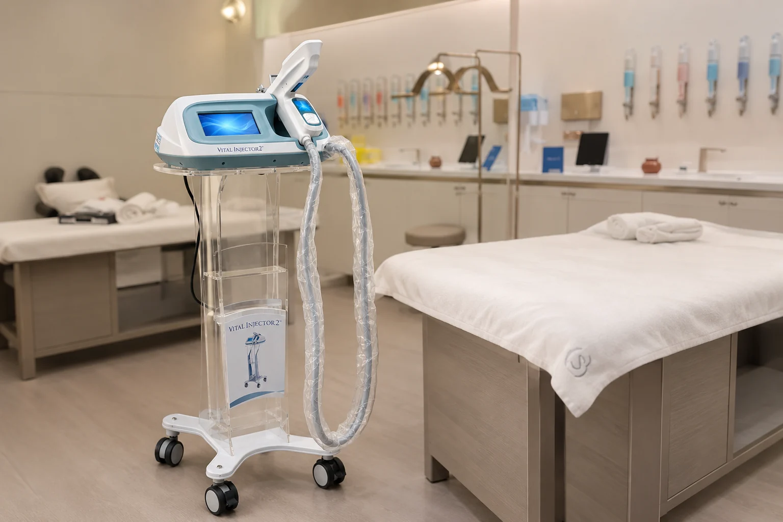 Vital Injector 2 in its treatment room at Savoy Clinic